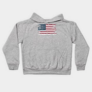 American flag vintage Kids Hoodie